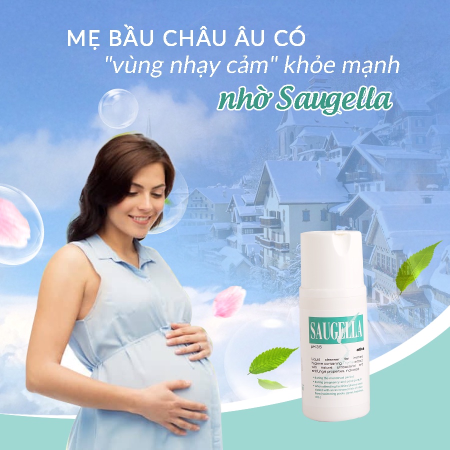 Dung dịch vệ sinh phụ nữ Saugella Attiva pH3.5 Italy 100ml