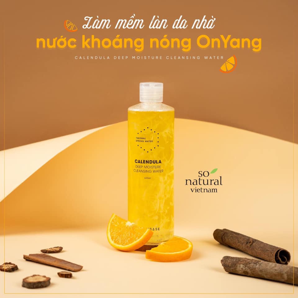 Nước Tẩy Trang Ngừa Mụn - Kiểm Soát Dầu Nhờn Hiệu Quả Calendula Deep Moisture Cleansing Water 320ml Nhập Khẩu Hàn Quốc