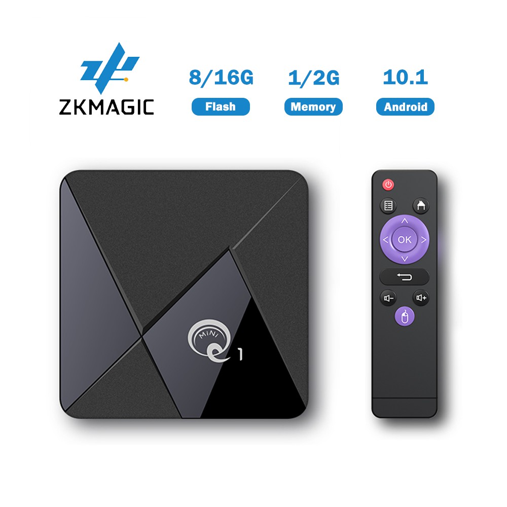 Hộp TV Zkmagic Android 10.1 2.4GHz WIFI 4K Ultra HD Cho Android