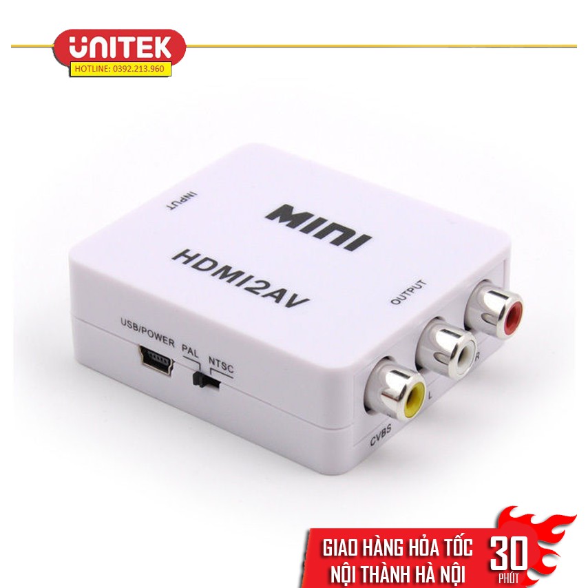 Bộ chuyển đổi tín hiệu từ HDMI sang AV Mini - HDMI to AV Mini