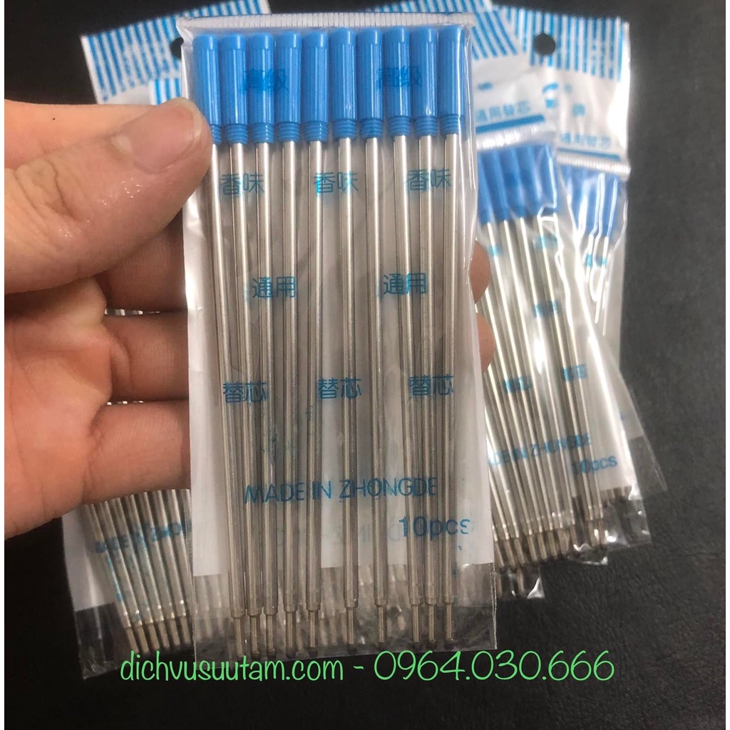 Bộ 10 ruột bút vỏ đan
