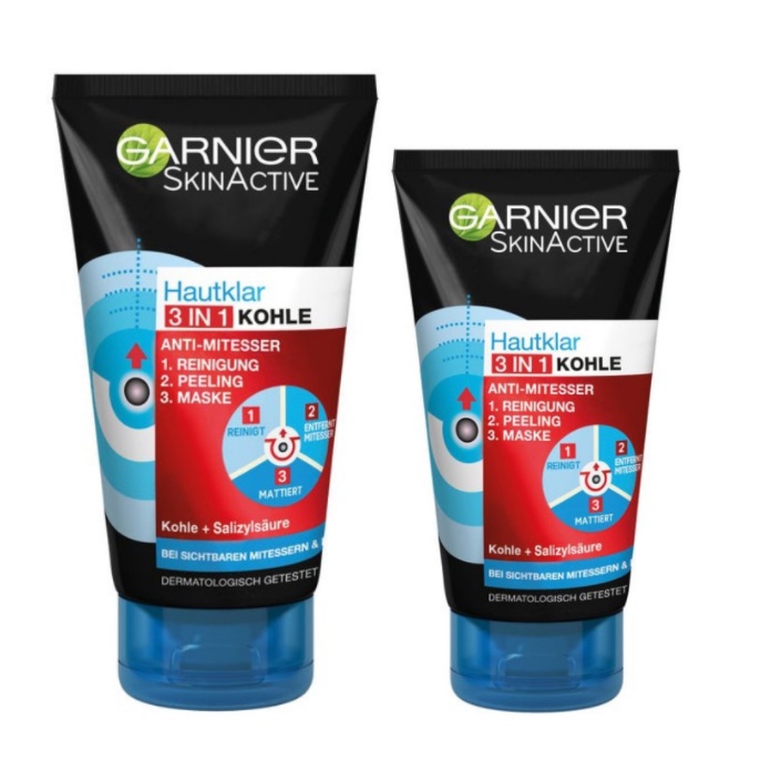 Sữa rửa mặt 3 trong 1 Garnier 150ml cho da mụn đầu đen, mụn ẩn, trứng cá - Shop Viloet