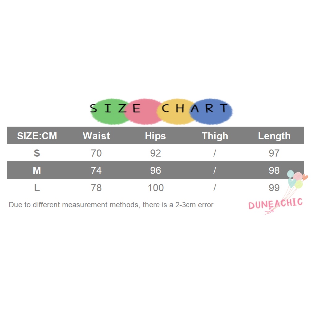 DUNEA Chân váy dài xẻ tà màu trơn thời trang cho nữ