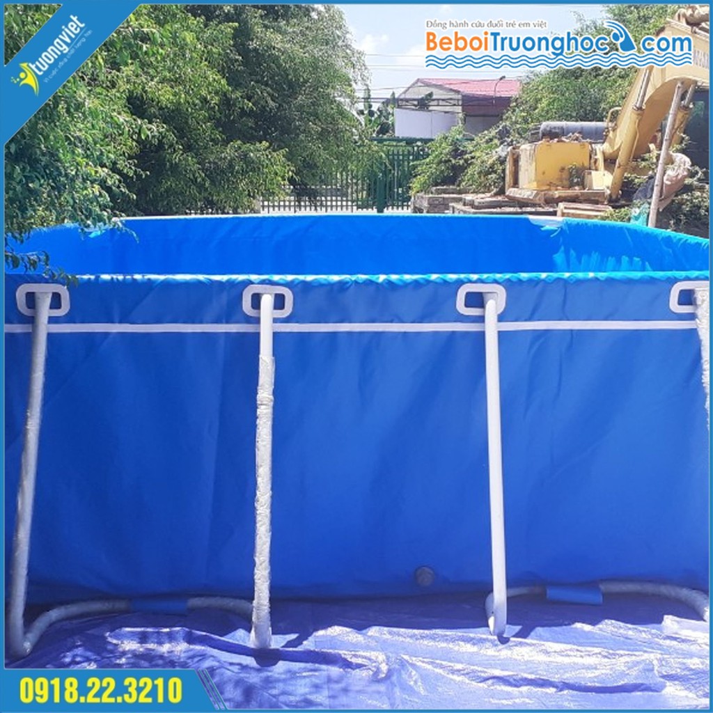 Bể Bơi Di Động Khung Kim Loại 24m2 - Ý Tưởng Việt