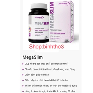 Viên uống giảm cân Megaslim USA