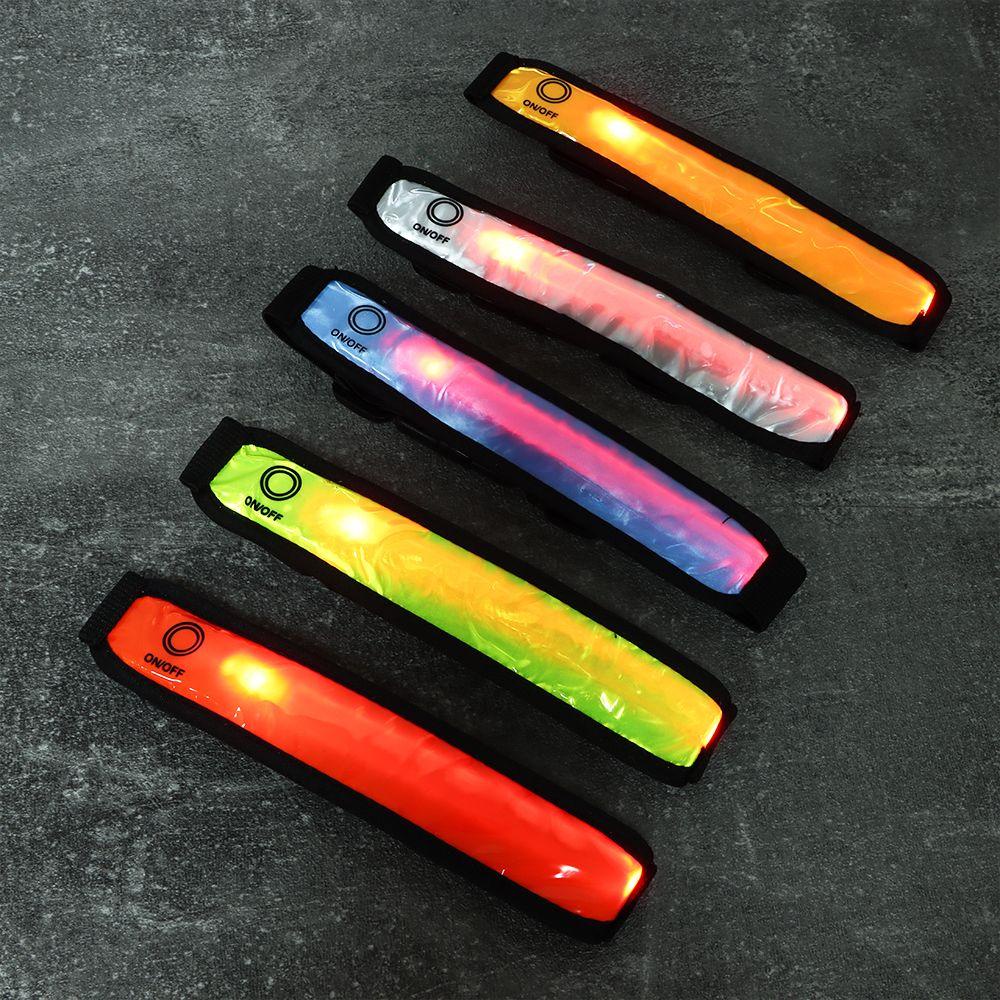 Đai Đeo Đèn LED Cảnh Báo An Toàn Có 5 Màu Cho Chạy Bộ Ban Đêm