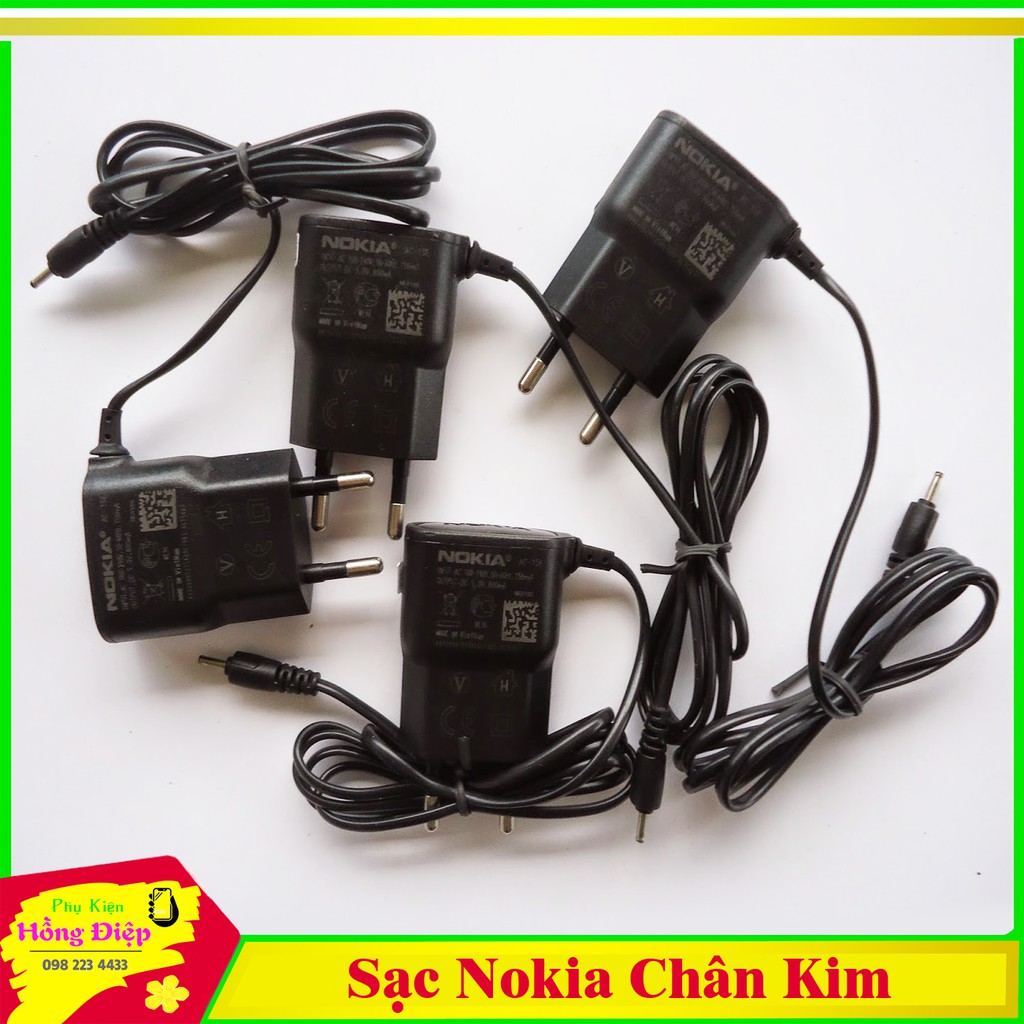 Sạc Nokia Chân Kim , Chân To