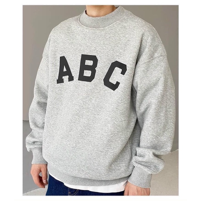 Áo nỉ cổ tròn Cotton ABC TTA