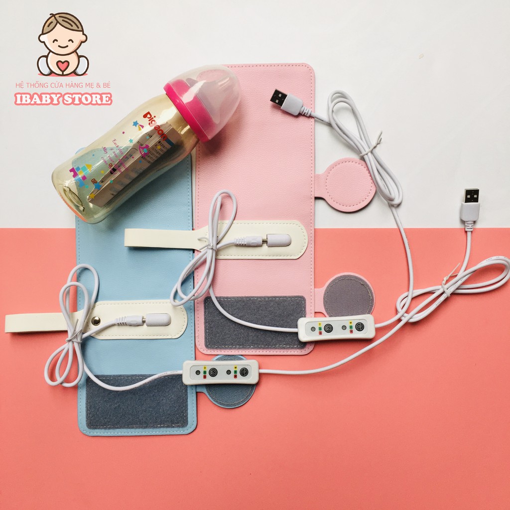 Túi Ủ Sữa Thông Minh có Cảm Biến Nhiệt Độ Chất liệu Bằng Da