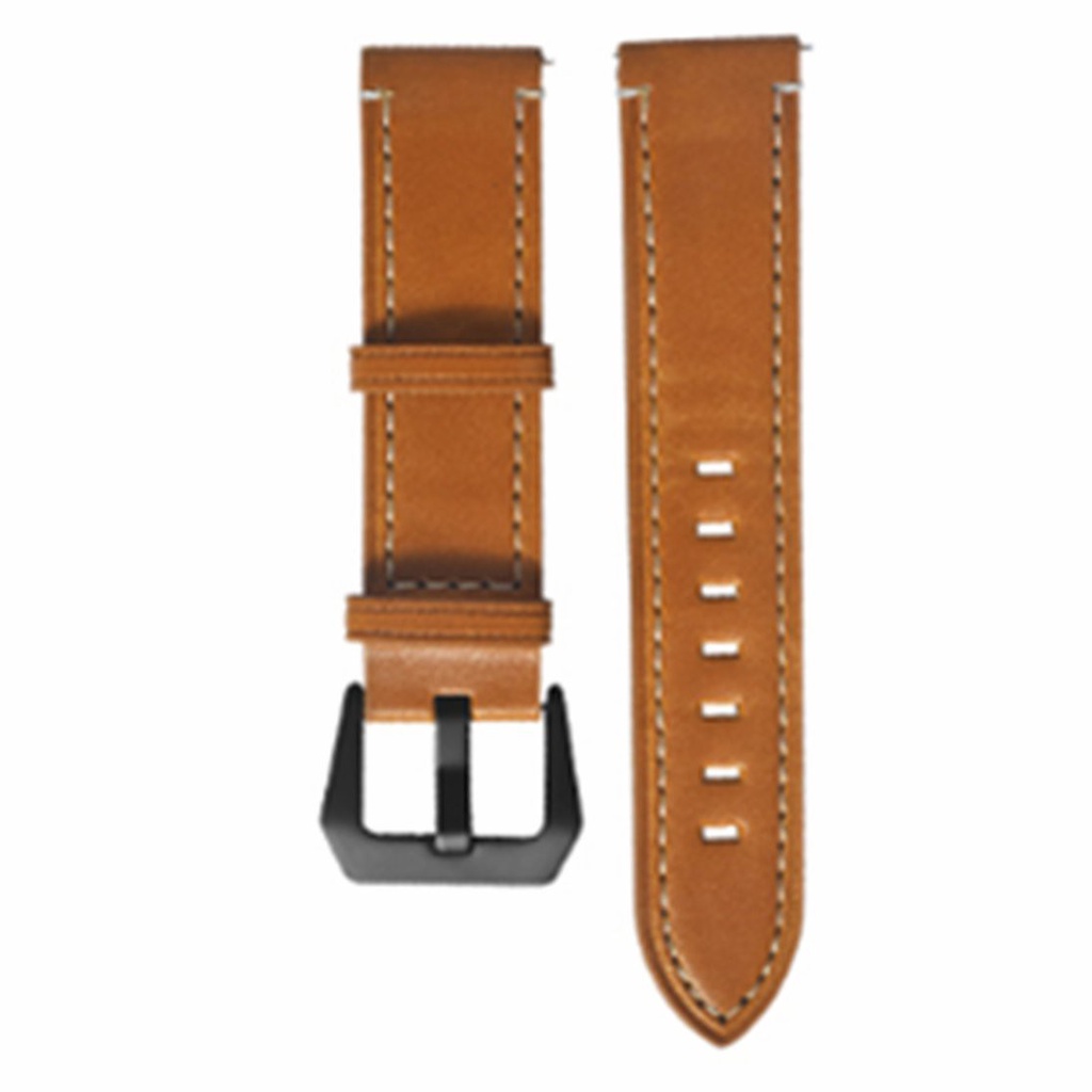 [LED]⭐Watch Stainless Steel Plating Buckle Retro Texture Handmade Leather Strap