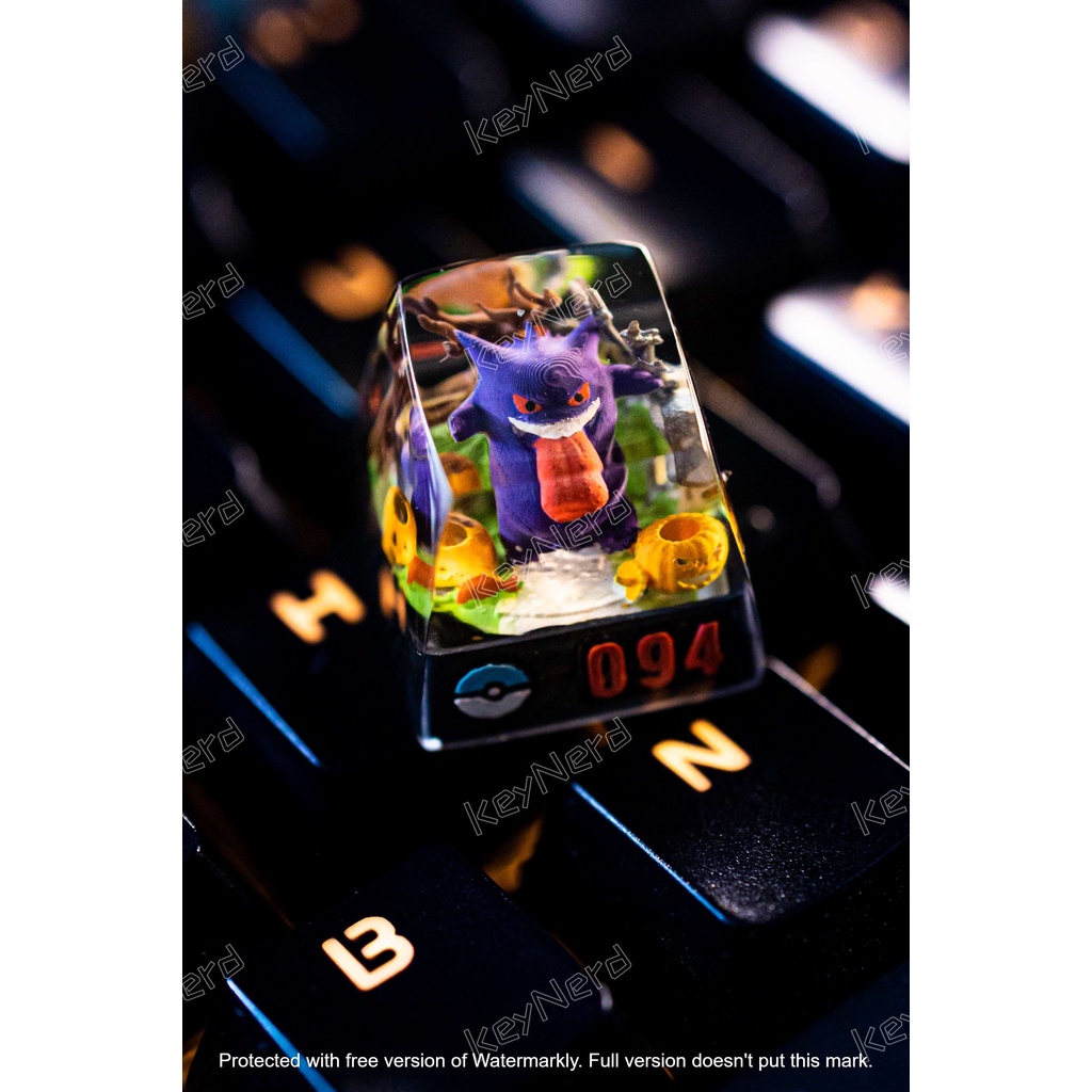Keycap resin pokemon - nút bàn phím cơ - artisan
