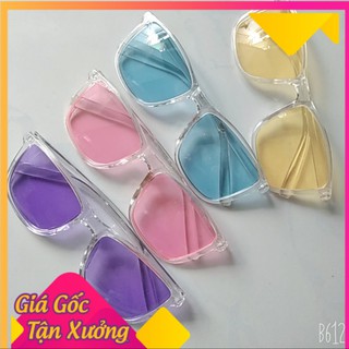 [MẪU MỚI NHẤT] Kính Mát Nam Nữ Nhiều Màu Gọng Trong Suốt