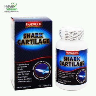 Thực phẩm chức năng sụn cá mập - pharmekal - shark cartilage 740mg - 60 viên