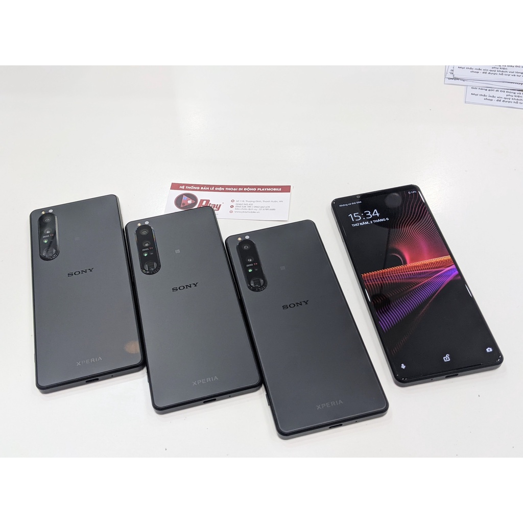 Điện thoại Sony Xperia 1 Mark iii Quốc tế 2 sim 12/256GB Màn 4K 120hz cực đỉnh tại Playmobile