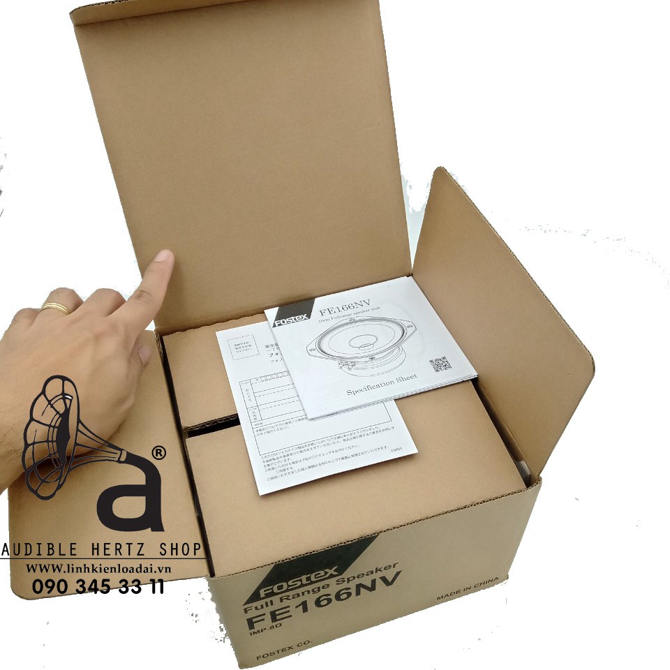 Củ loa toàn dải 16cm Fostex FE166NV, giá theo cặp.