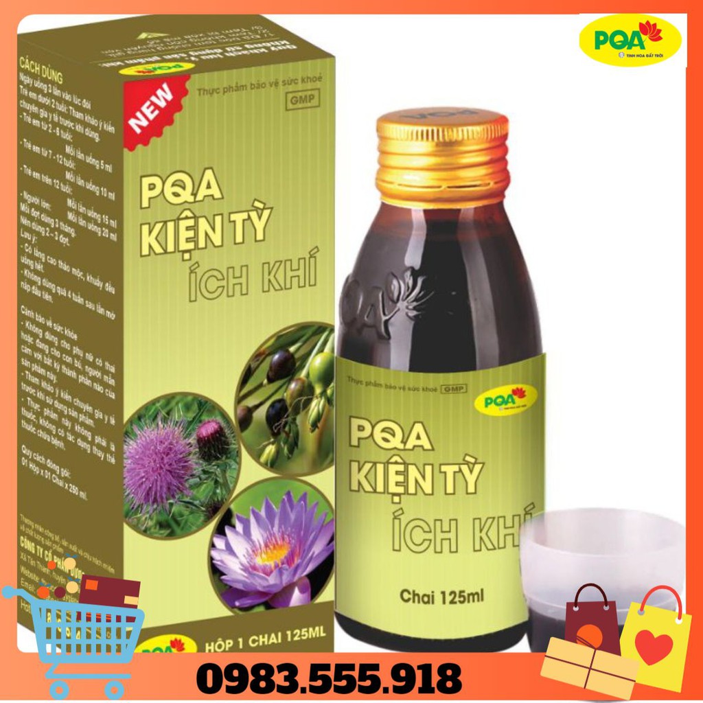 PQA Kiện Tỳ Ích Khí- dùng cho bé biếng ăn, còi xương, suy dinh dưỡng, táo bón- 125ml