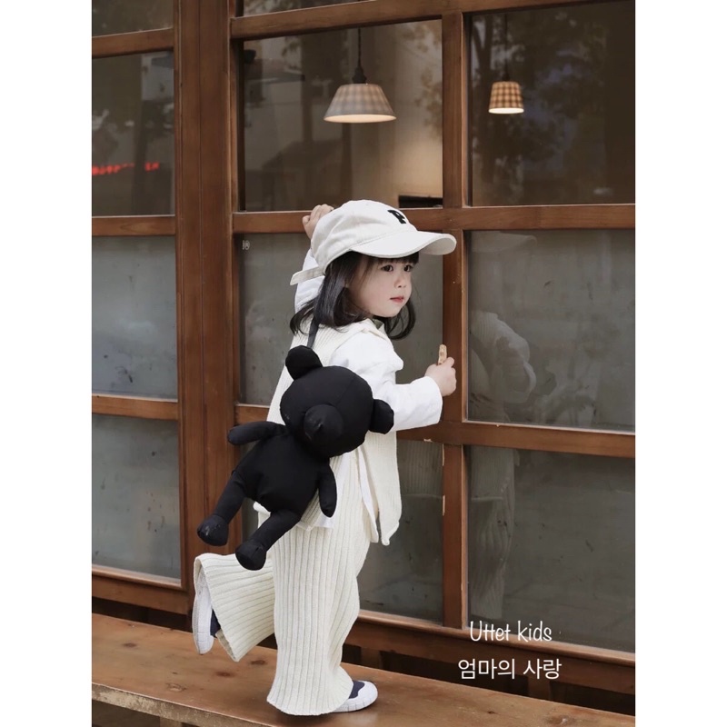 [Ảnh thật] mũ lưỡi trai thêu hình chữ P hàn quốc dành cho bé gái và bé trai size 48-52cm
