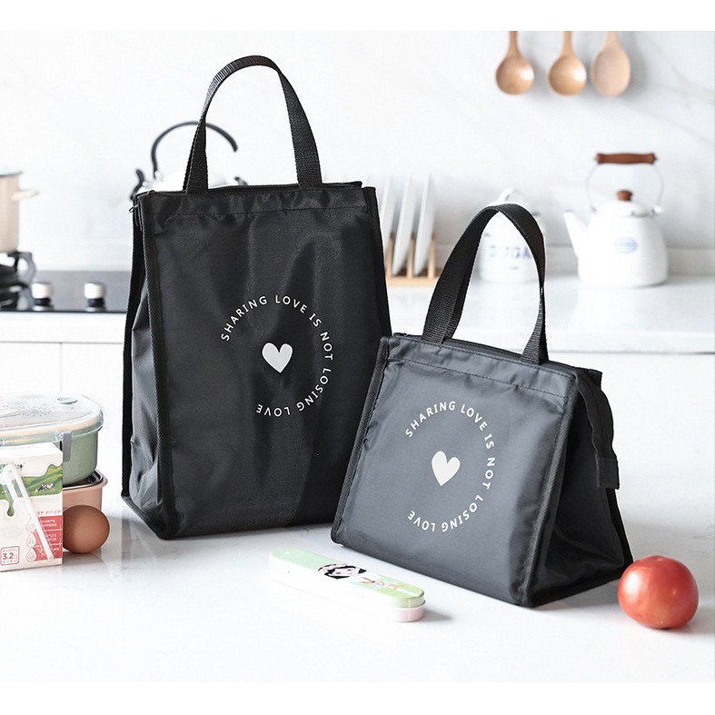 Túi đựng hộp cơm / túi giữ nhiệt văn phòng, sinh viên kích thước lớn giữ nhiệt 24x16.5x33cm | BigBuy360 - bigbuy360.vn