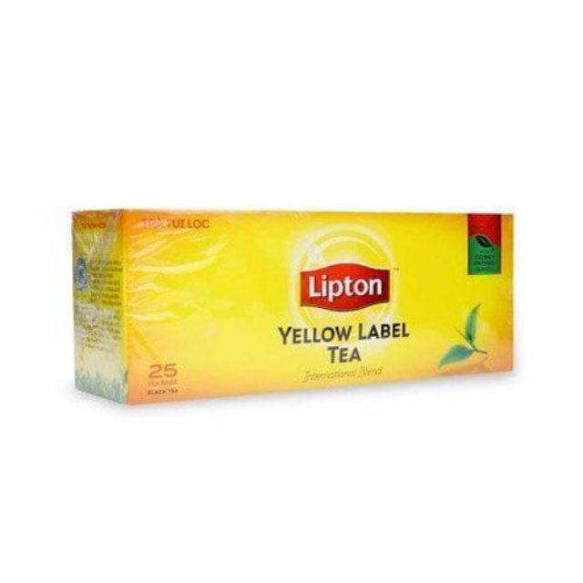 Trà lipton 25 gói (Hàng công ty có nhãn Việt)