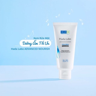 ✅[CHÍNH HÃNG] Sữa Rửa Mặt HADALABO  Advanced Nourish Hyaluron Cleanser