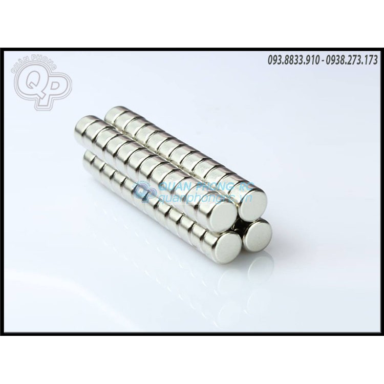 Nam châm tròn viên 6mm x 2mm