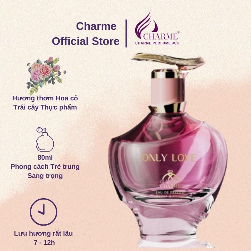 Nước hoa nữ Charme Only Love 80ml trẻ trung sang trọng