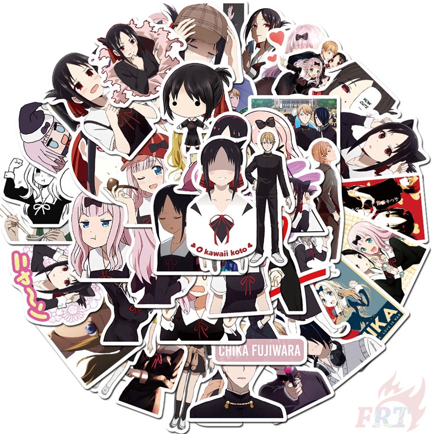 ❉ Kaguya Sama: Love Is War - Series 01 Anime Stickers ❉ 50Pcs/Set Shinomiya Kaguya DIY Fashion Decals Doodle Stickers