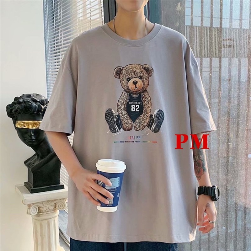 Áo phông gấu ngồi số 82 PM11