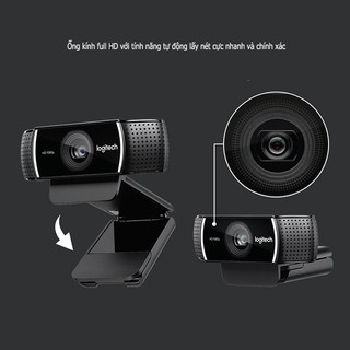 Webcam Livestream Góc Rộng Logitech C922 pro