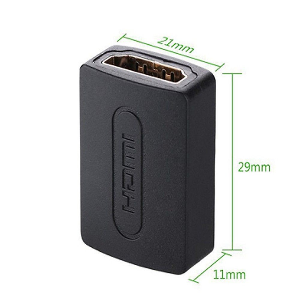 Đầu nối HDMI to HDMI 2 đầu cái Ugreen 20107 Hàng Chính Hãng bảo hành 12 tháng