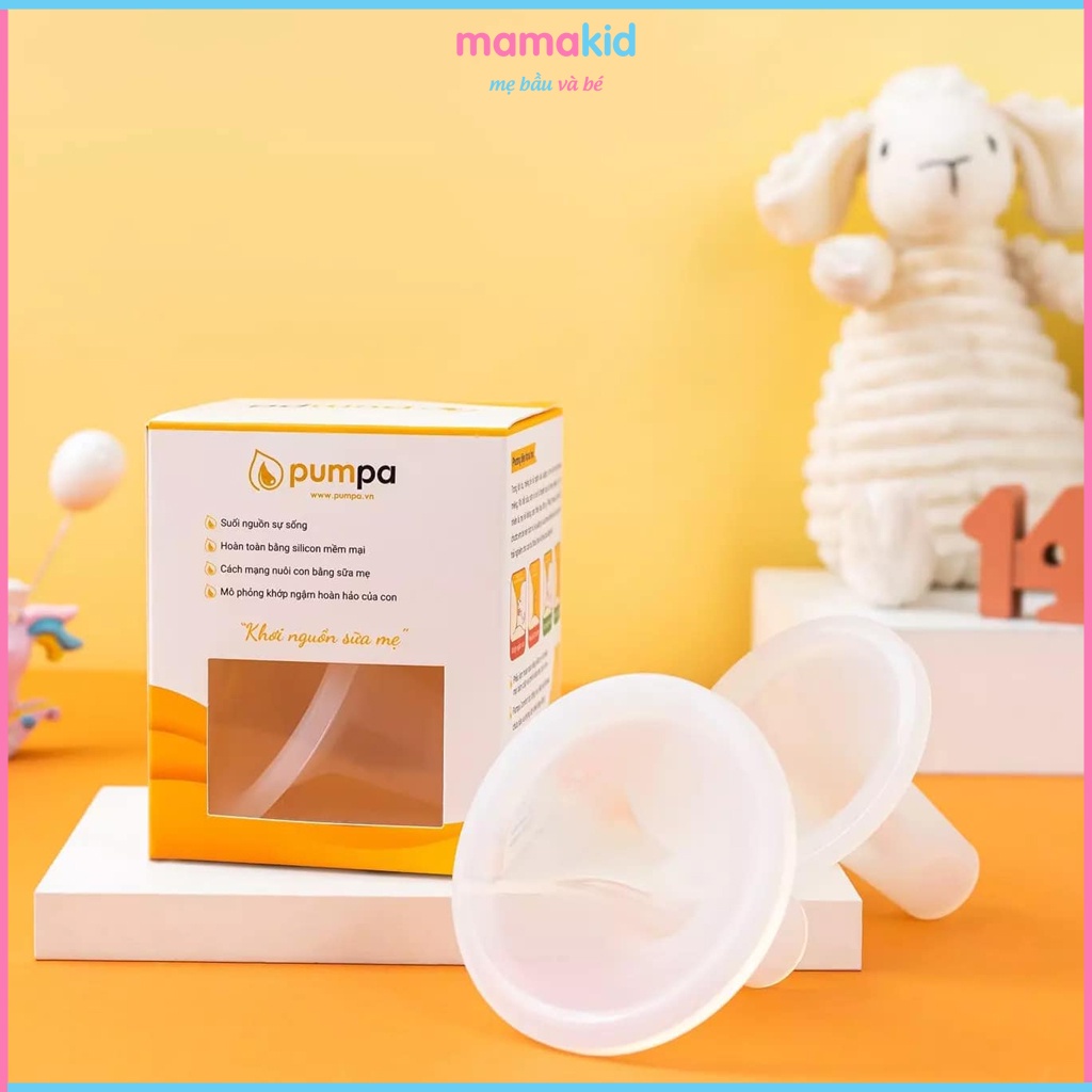 Phễu Hút Sữa Silicon Pumpa Comfort Dành Cho Máy Hút Sữa Medela/Fazt/Spectra/Rozabi/Avent/Cimilre/Con Cưng/Real Bube...