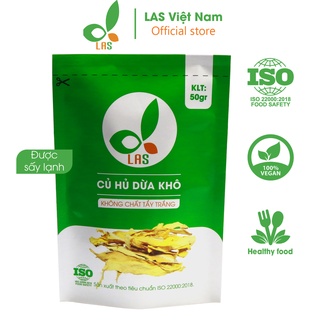 Củ hủ dừa sấy khô sấy lạnh LAS - Gói 50gr | LAS Việt Nam