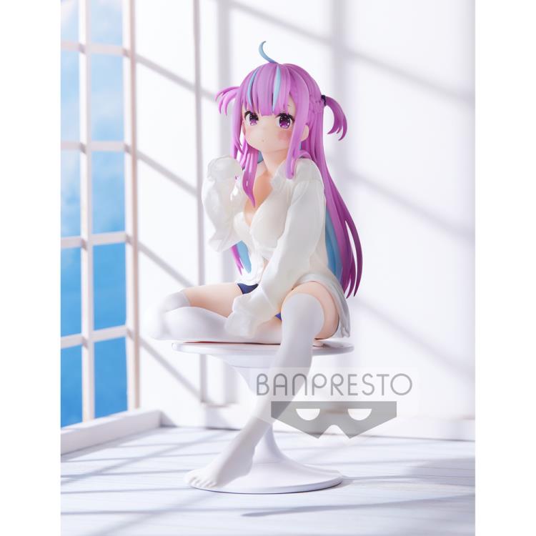 Mô Hình Figure Chính Hãng Anime Hololive, Minato Aqua, Relax Time (Bandai Spirits) Nhật Bản