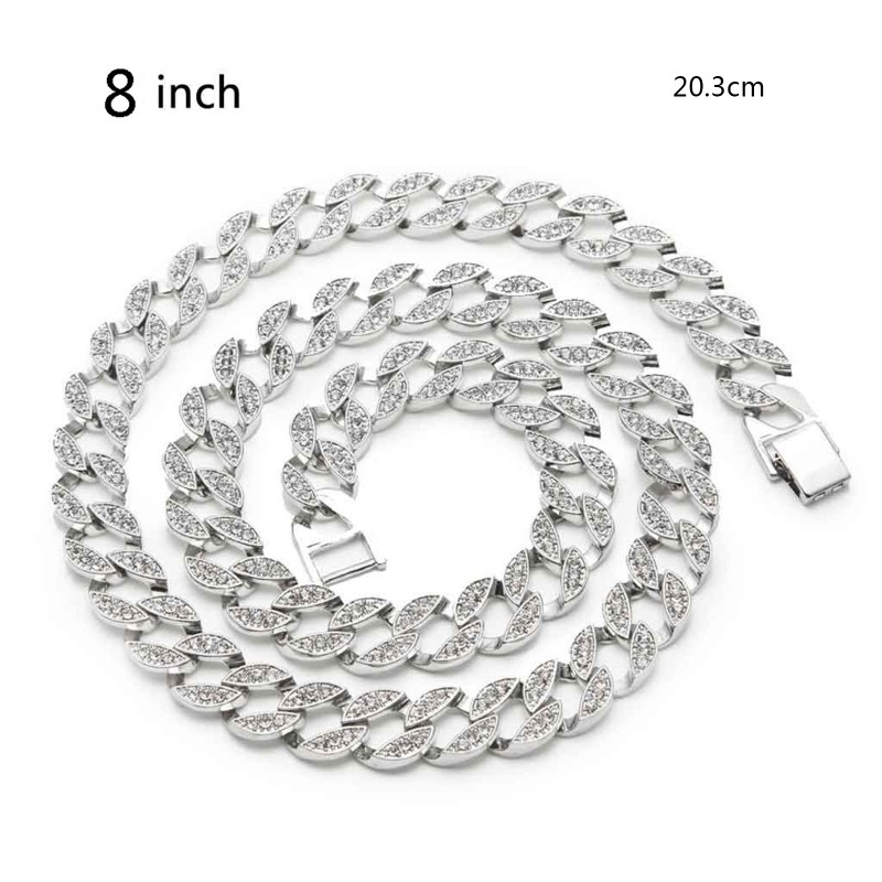 Vòng Tay Mạ Vàng Đá Cz Mimi Cuban Phong Cách Hiphop