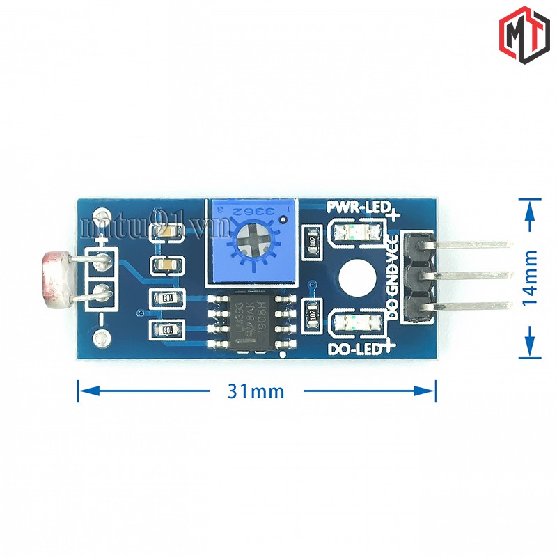 Module Cảm biến Ánh Sáng LM393 (quang trở)