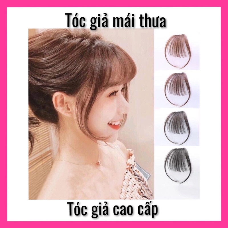 tóc mái thưa trẻ trung Hàn quốc dễ sử dụng ❇️freeship ❇️chịu nhiệt tốt ❇️