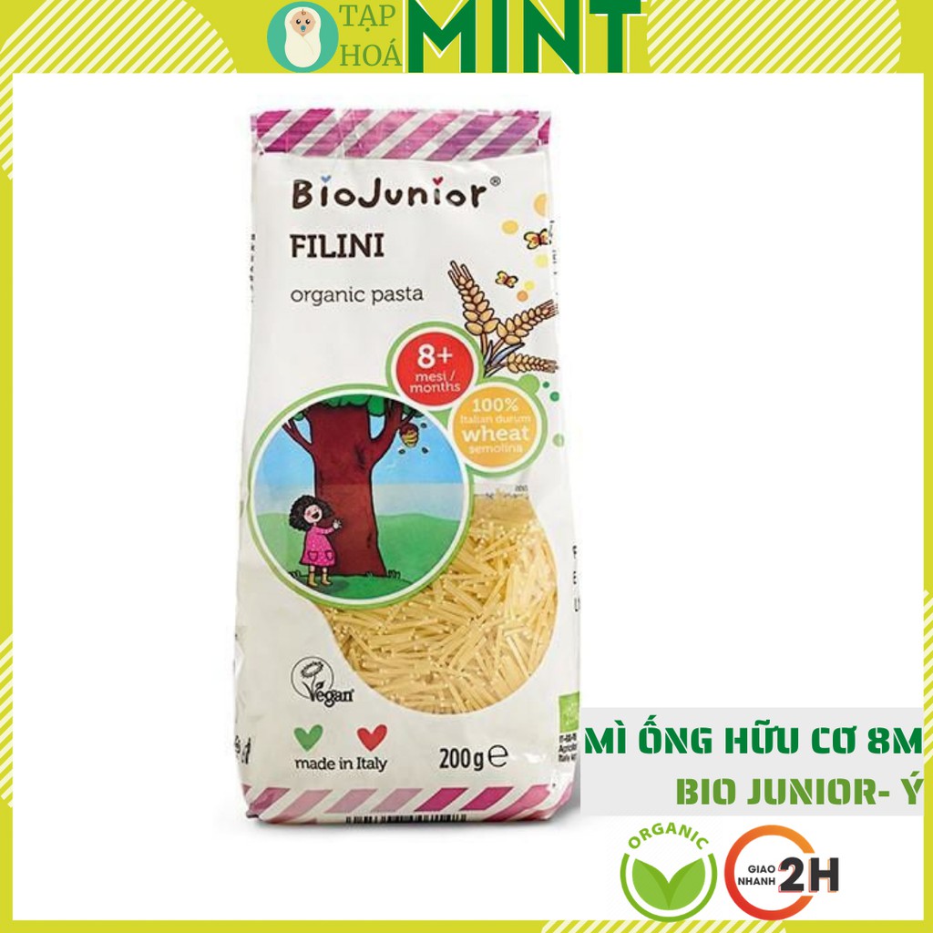 Mì ăn dặm hữu cơ cho bé từ 8 tháng Bio Junio 200gr - Tạp hoá mint