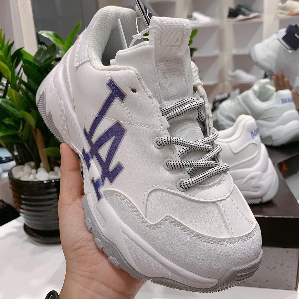 [Miễn phí đổi trả] Giày thể thao sneaker 𝐌𝐋𝐁 LA chữ in 3d đế êm tăng chiều cao nhẹ