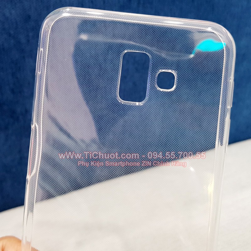 [Ảnh Thật] Ốp lưng Samsung J6 Plus Dada Dẻo Trong Suốt