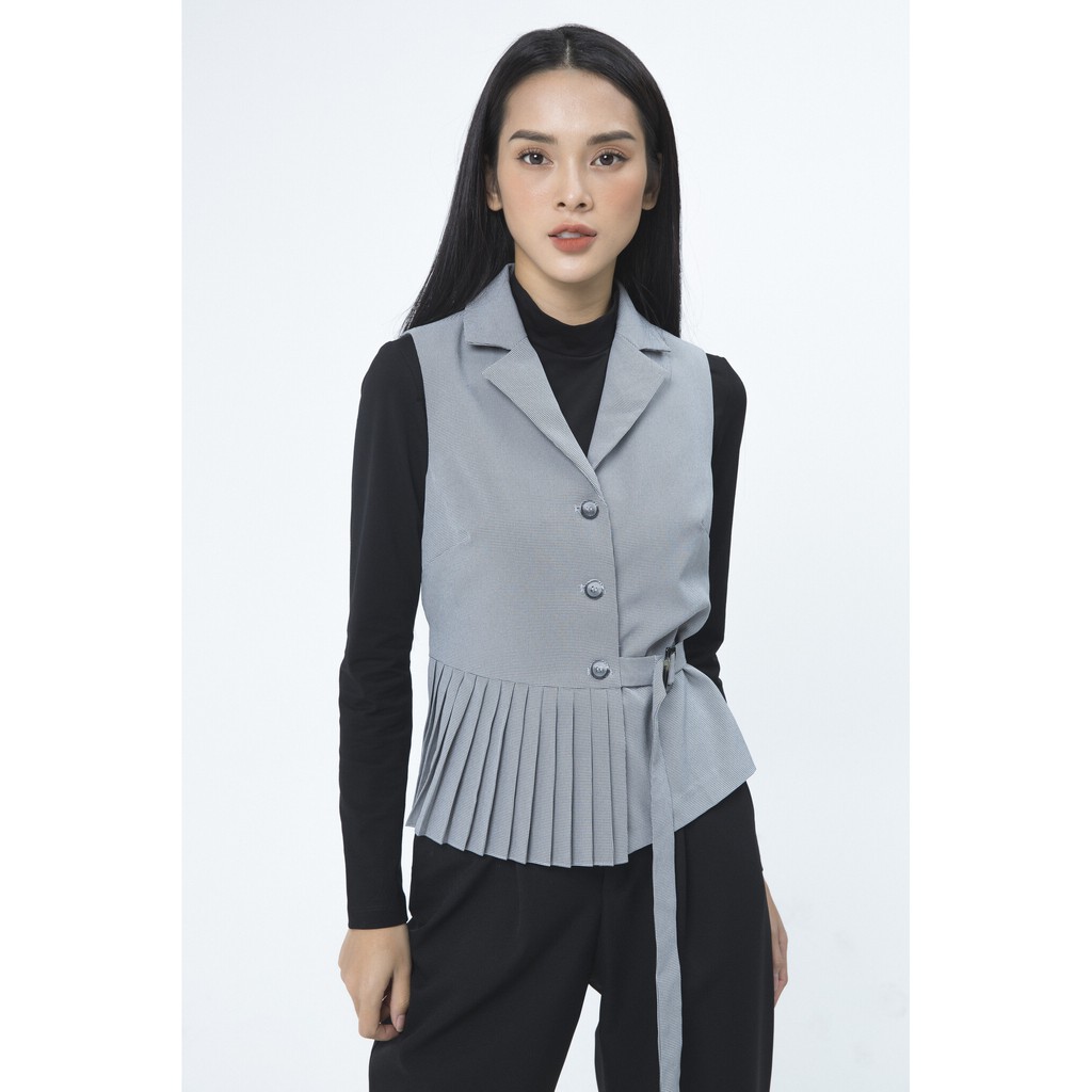 Áo khoác nữ không tay gấu xòe IVY moda MS 60M4833 | BigBuy360 - bigbuy360.vn