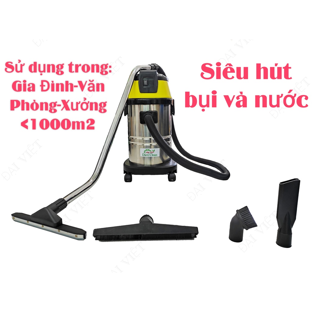 Máy Hút Bụi Công Nghiệp Cho: Gia Đình, Cửa Hàng, Văn Phòng, ô tô, Xưởng [2200W]- Hút được Bụi Và Nước [40 Lít] 1 Lõi Lọc | BigBuy360 - bigbuy360.vn