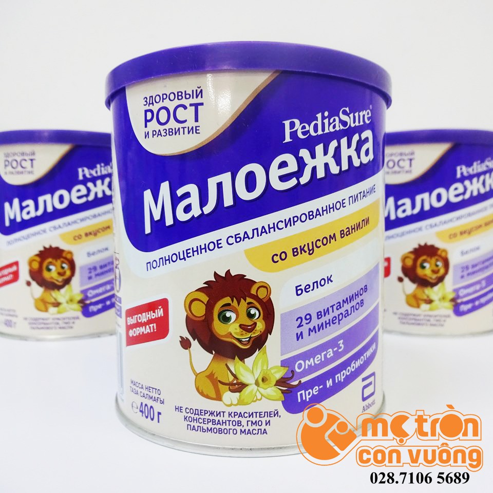 Sữa bột Pediasure Nga vị vani 400gr