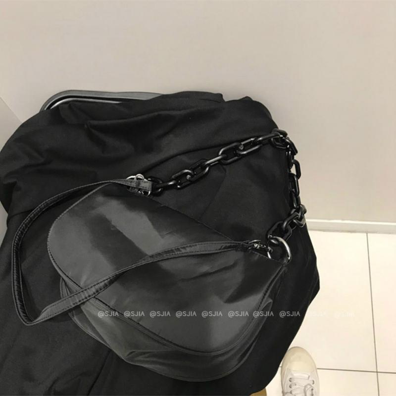 Xiaozhainv Túi đeo chéo dây xích phong cách Hàn Quốc trẻ trung sành điệu cho nữ