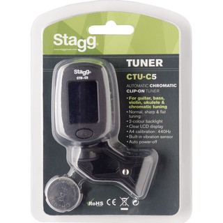 Máy lên dây đàn Guitar Stagg CTU-C5BK