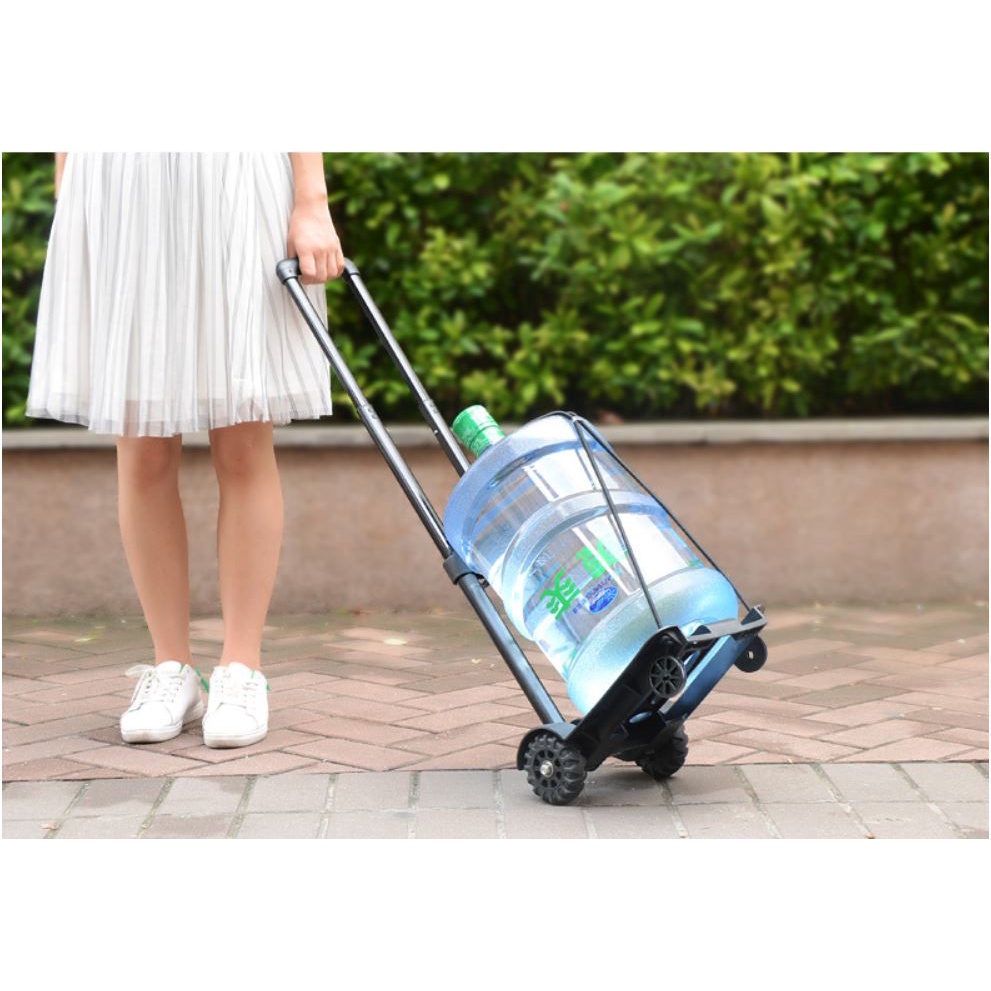 Xe kéo hàng gấp gọn nhập khẩu XKT02 nhựa
