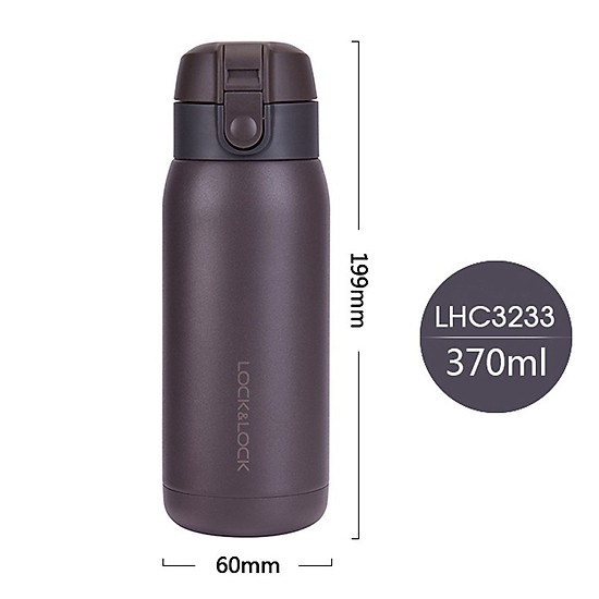 Bình giữ nhiệt Lock&Lock có dây treo Chubby Tumbler dung tích 370ml LHC3233
