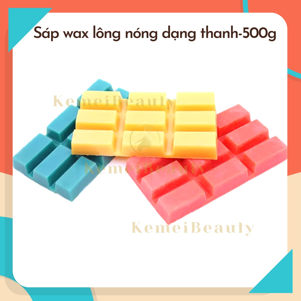 Sáp wax lông nóng dạng thanh cứng  - Wax tẩy lông nách, lông chân tay, lông bikini