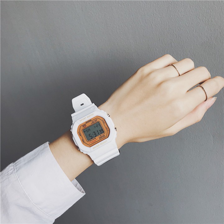 Đồng hồ điện tử SANOSI mặt vuông phong cách Unisex Bán lẻ giá sỉ