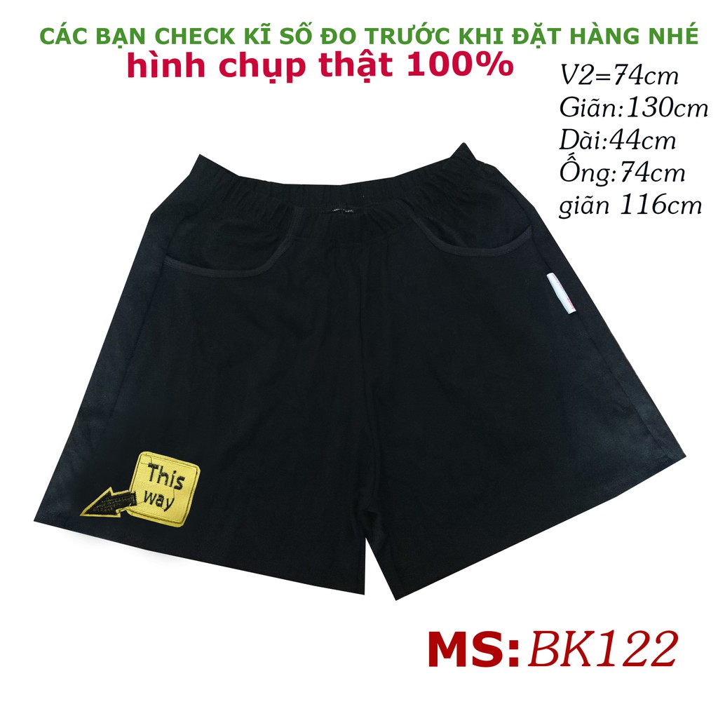 quần short bigsize unisex