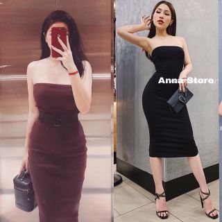Váy body quây ngực dài